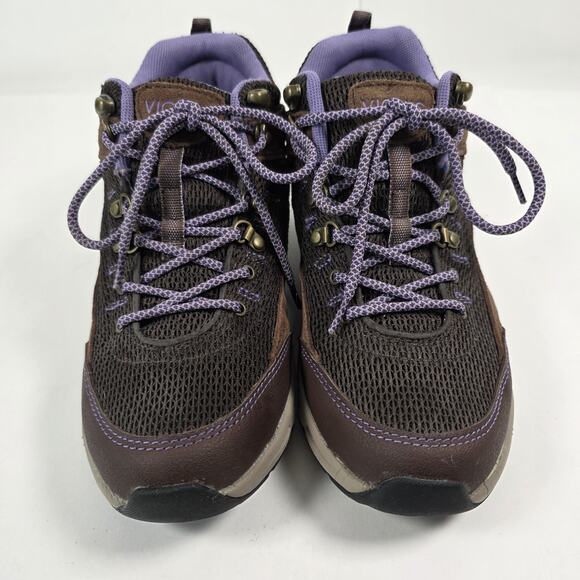 Vionic Cypress Women's Size 7 hiking Trail Outdoors boots Purple & brown Lace Up - Picture 3 of 10
